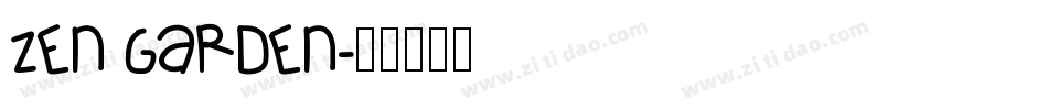 Zen Garden字体转换